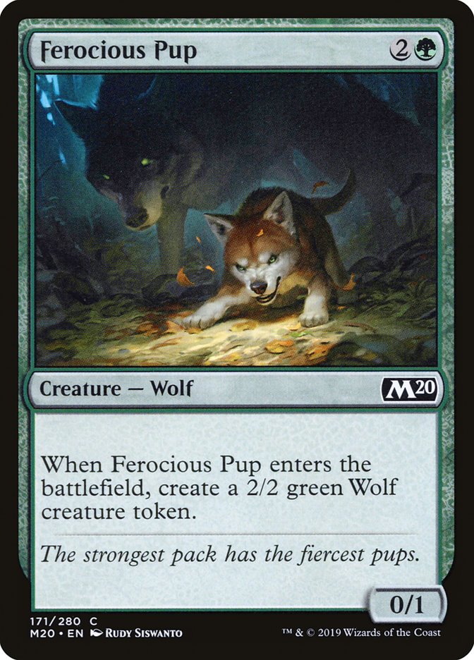 Ferocious Pup [Core Set 2020] | I Want That Stuff Brandon