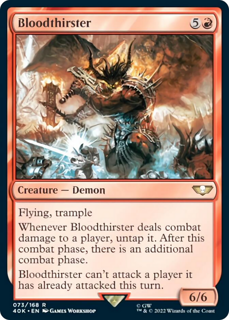 Bloodthirster (Surge Foil) [Warhammer 40,000] | I Want That Stuff Brandon