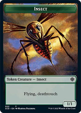 Insect // Cat Beast Double-Sided Token [Starter Commander Decks] | I Want That Stuff Brandon