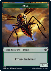 Insect // Cat Beast Double-Sided Token [Starter Commander Decks] | I Want That Stuff Brandon