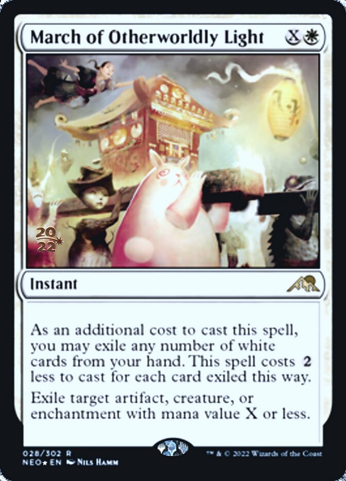 March of Otherworldly Light [Kamigawa: Neon Dynasty Prerelease Promos] | I Want That Stuff Brandon