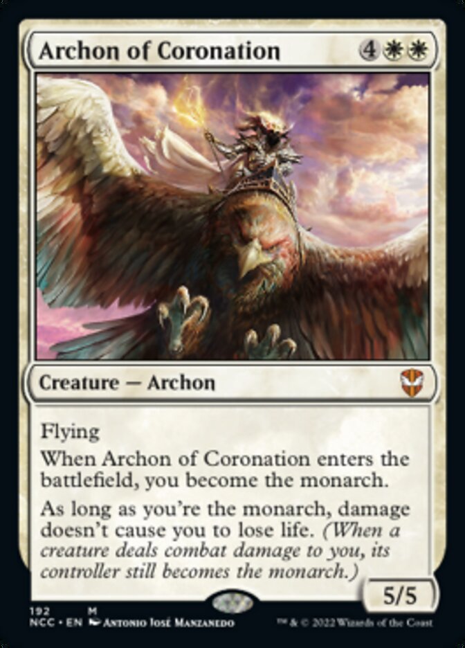 Archon of Coronation [Streets of New Capenna Commander] | I Want That Stuff Brandon