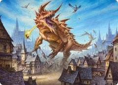 Tarrasque Art Card [Dungeons & Dragons: Adventures in the Forgotten Realms Art Series] | I Want That Stuff Brandon