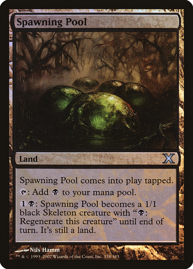 Spawning Pool (Premium Foil) [Tenth Edition] | I Want That Stuff Brandon