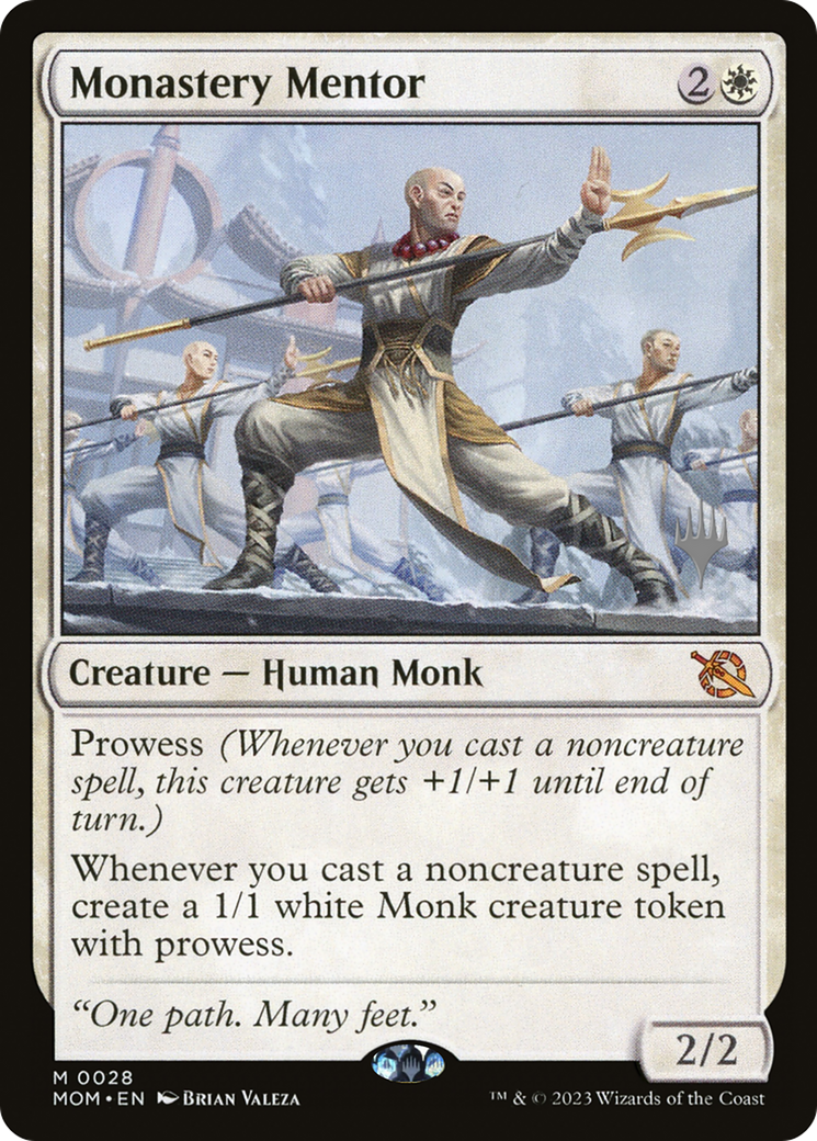 Monastery Mentor (Promo Pack) [March of the Machine Promos] | I Want That Stuff Brandon