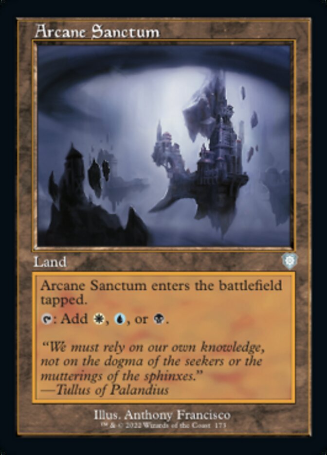 Arcane Sanctum (Retro) [The Brothers' War Commander] | I Want That Stuff Brandon