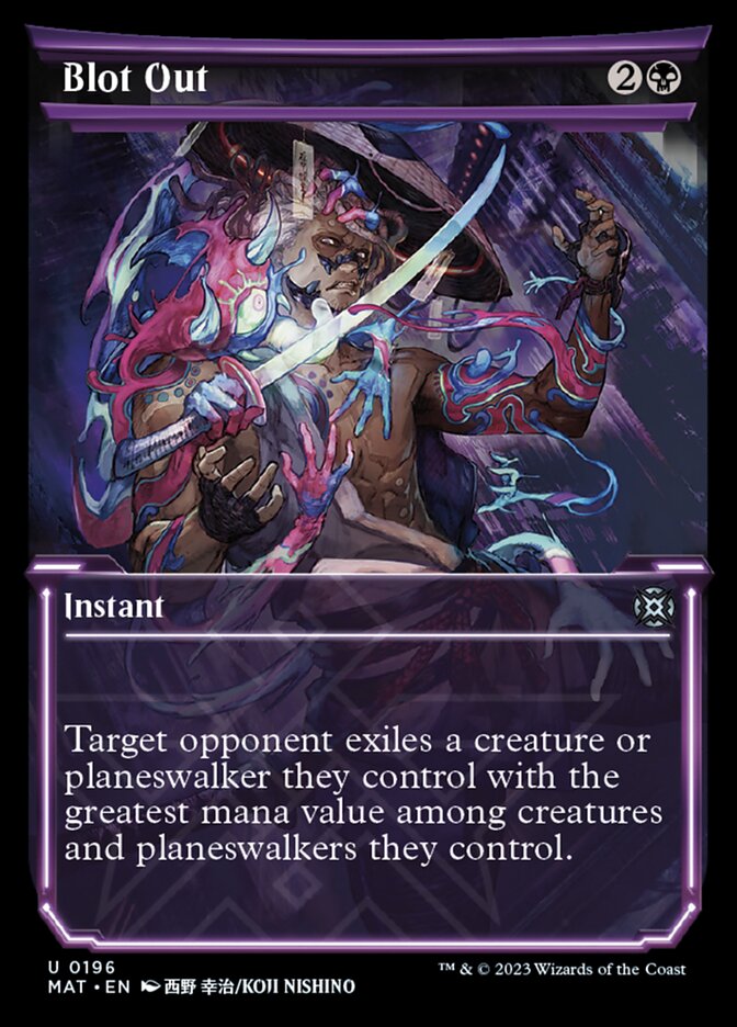 Blot Out (Showcase Halo Foil) [March of the Machine: The Aftermath] | I Want That Stuff Brandon