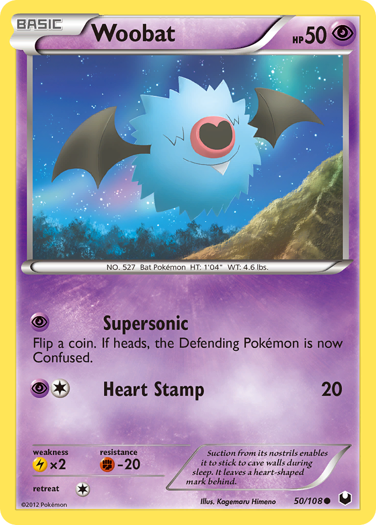 Woobat (50/108) [Black & White: Dark Explorers] | I Want That Stuff Brandon