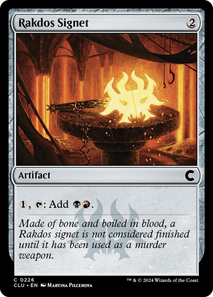 Rakdos Signet [Ravnica: Clue Edition] | I Want That Stuff Brandon