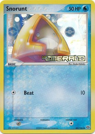 Snorunt (64/106) (Stamped) [EX: Emerald] | I Want That Stuff Brandon