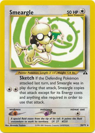 Smeargle (30/75) [Neo Discovery Unlimited] | I Want That Stuff Brandon