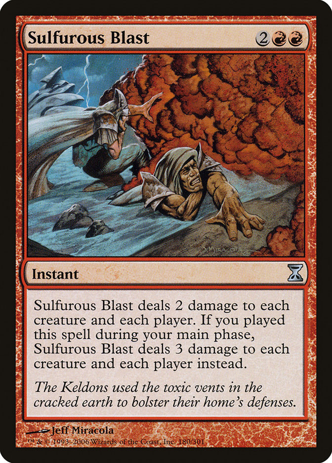 Sulfurous Blast [Time Spiral] | I Want That Stuff Brandon