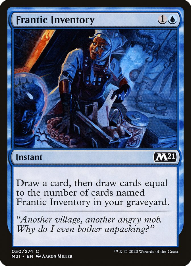 Frantic Inventory [Core Set 2021] | I Want That Stuff Brandon