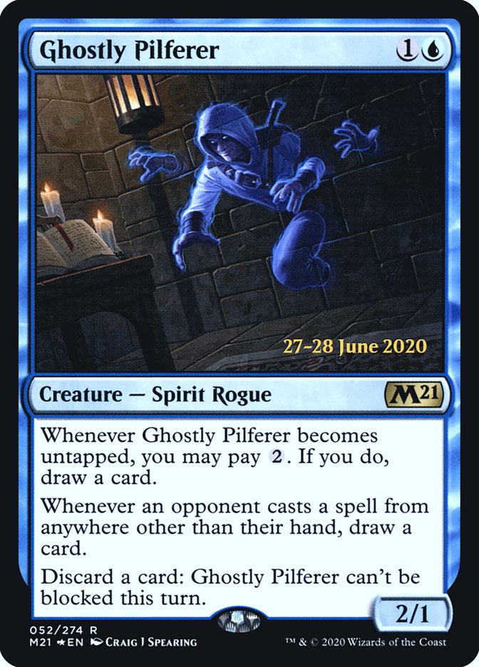 Ghostly Pilferer [Core Set 2021 Prerelease Promos] | I Want That Stuff Brandon