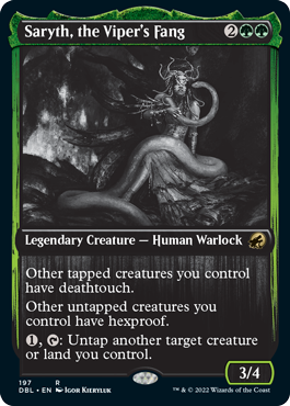 Saryth, the Viper's Fang [Innistrad: Double Feature] | I Want That Stuff Brandon