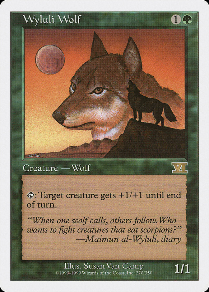Wyluli Wolf [Classic Sixth Edition] | I Want That Stuff Brandon