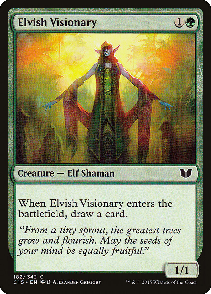 Elvish Visionary [Commander 2015] | I Want That Stuff Brandon