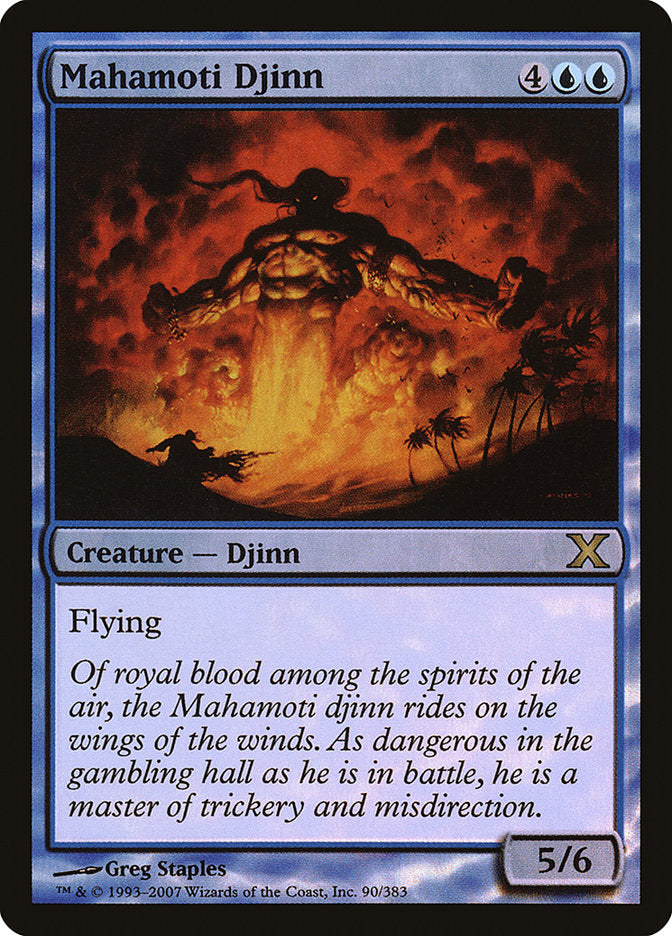 Mahamoti Djinn (Premium Foil) [Tenth Edition] | I Want That Stuff Brandon