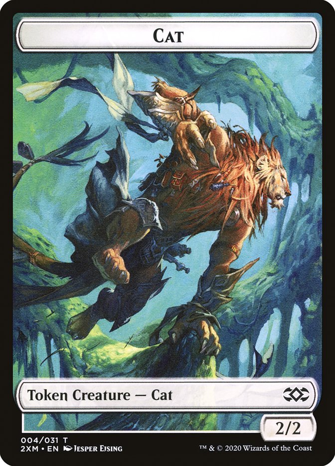 Cat Token [Double Masters Tokens] | I Want That Stuff Brandon