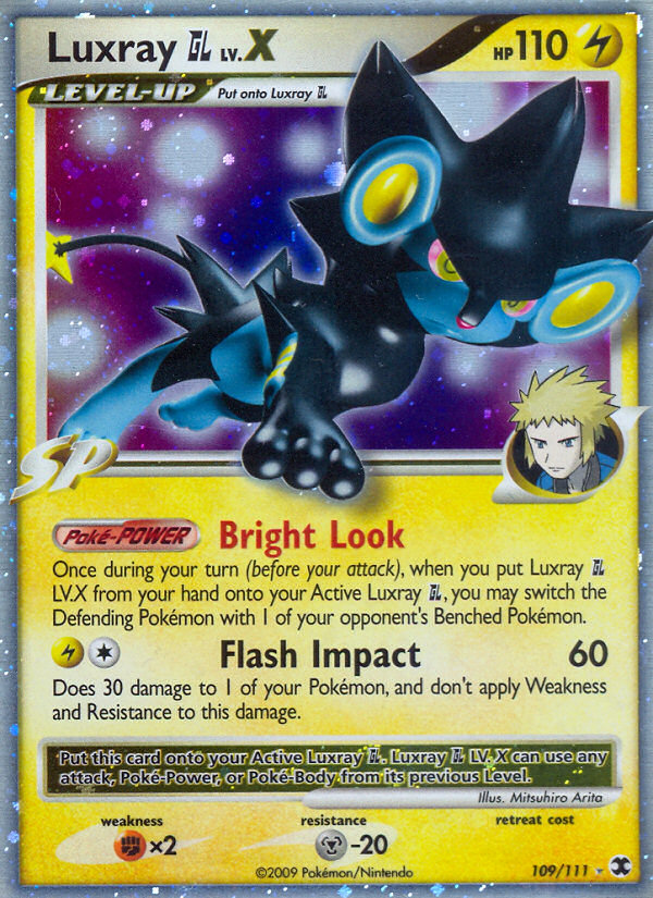 Luxray GL LV.X (109/111) [Platinum: Rising Rivals] | I Want That Stuff Brandon