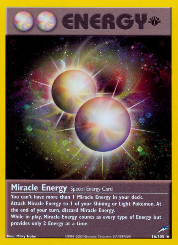 Miracle Energy (16/105) [Neo Destiny 1st Edition] | I Want That Stuff Brandon