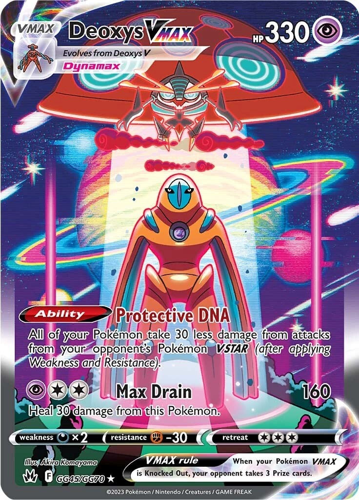 Deoxys VMAX (GG45/GG70) [Sword & Shield: Crown Zenith] | I Want That Stuff Brandon