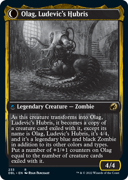 Ludevic, Necrogenius // Olag, Ludevic's Hubris [Innistrad: Double Feature] | I Want That Stuff Brandon