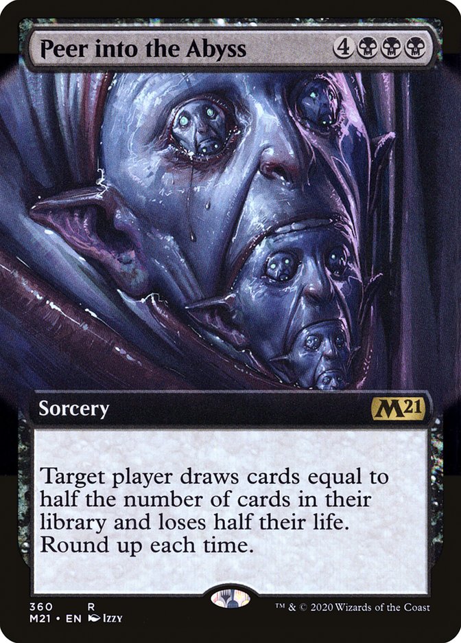 Peer into the Abyss (Extended Art) [Core Set 2021] | I Want That Stuff Brandon