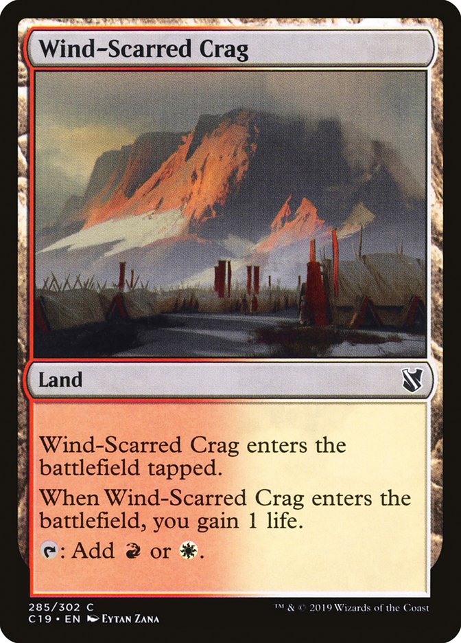 Wind-Scarred Crag [Commander 2019] | I Want That Stuff Brandon