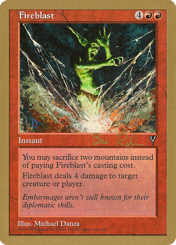 Fireblast (Ben Rubin) [World Championship Decks 1998] | I Want That Stuff Brandon