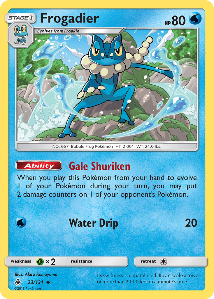 Frogadier (23/131) [Sun & Moon: Forbidden Light] | I Want That Stuff Brandon