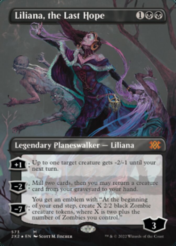 Liliana, the Last Hope (Textured Foil) [Double Masters 2022] | I Want That Stuff Brandon