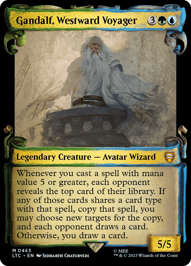 Gandalf, Westward Voyager [The Lord of the Rings: Tales of Middle-Earth Commander Showcase Scrolls] | I Want That Stuff Brandon