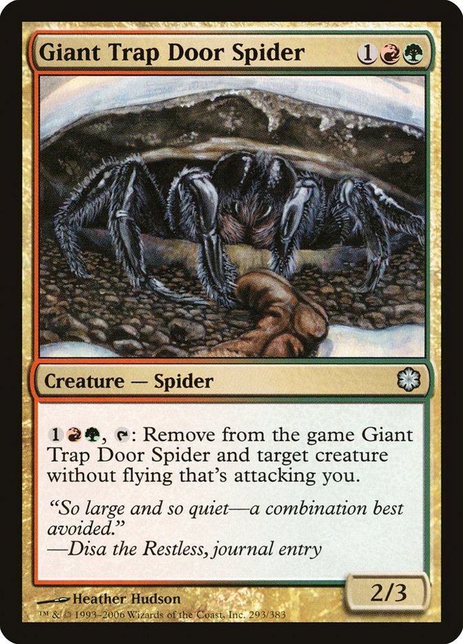 Giant Trap Door Spider [Coldsnap Theme Decks] | I Want That Stuff Brandon