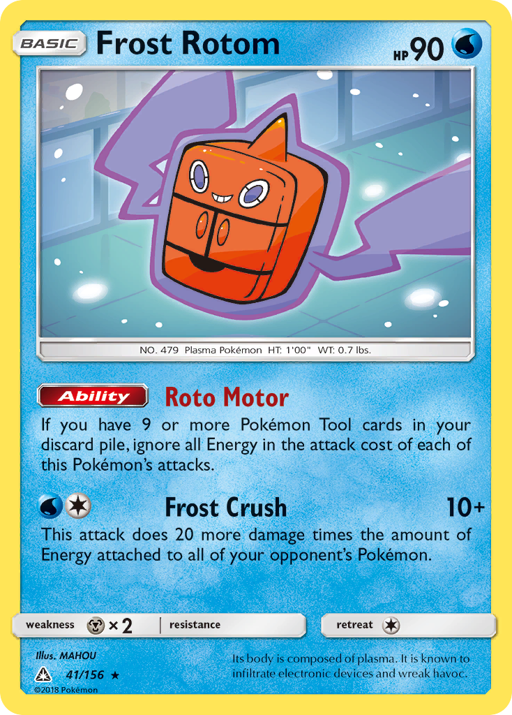 Frost Rotom (41/156) [Sun & Moon: Ultra Prism] | I Want That Stuff Brandon