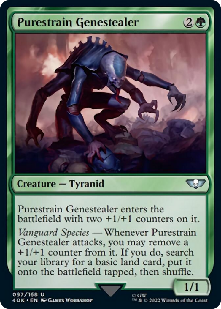 Purestrain Genestealer (Surge Foil) [Warhammer 40,000] | I Want That Stuff Brandon
