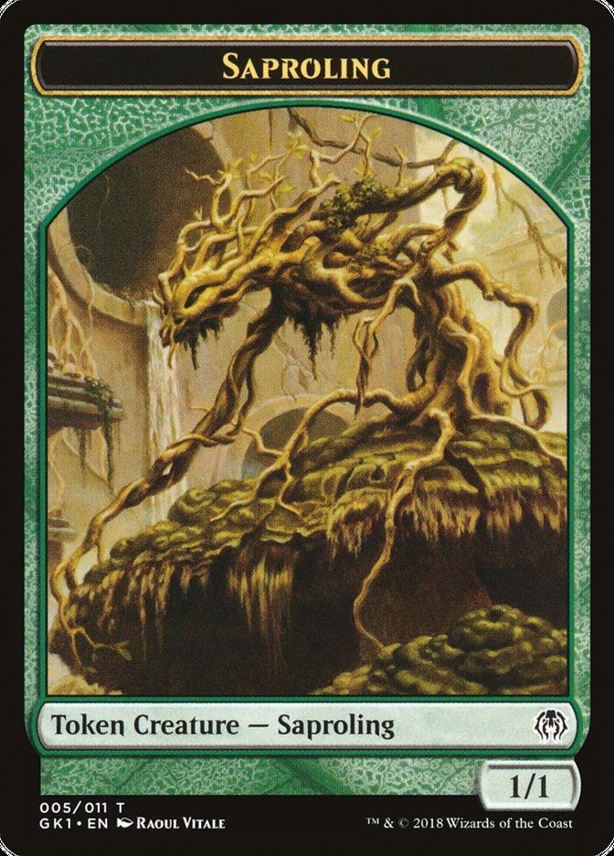 Saproling // Insect Double-Sided Token [Guilds of Ravnica Guild Kit Tokens] | I Want That Stuff Brandon