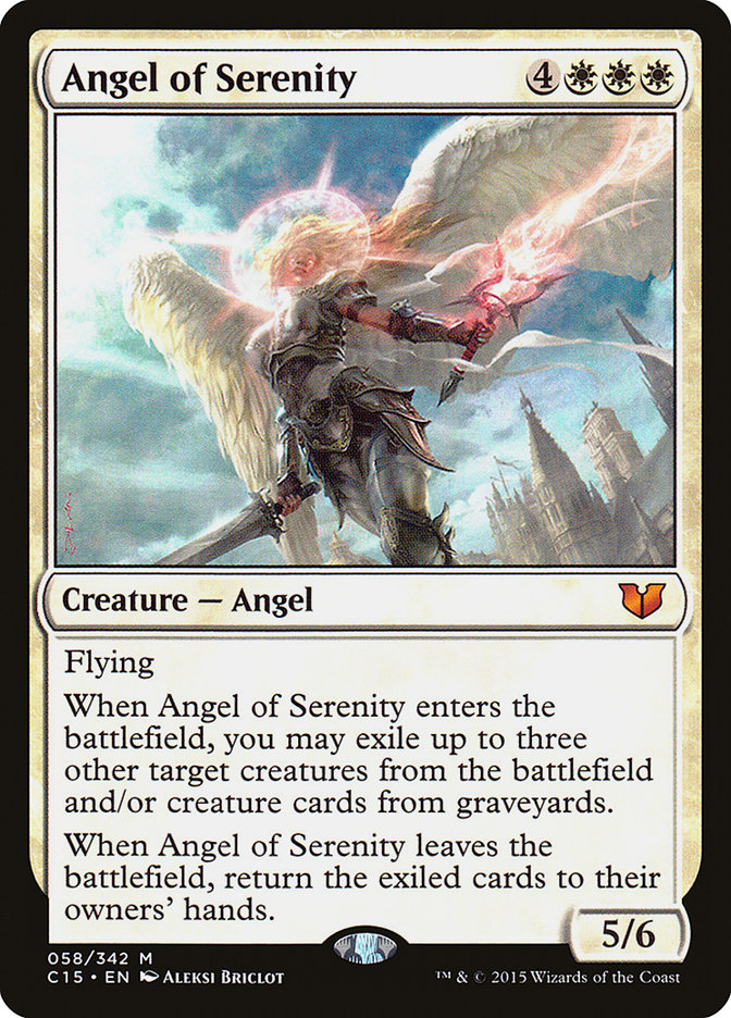Angel of Serenity [Commander 2015] | I Want That Stuff Brandon
