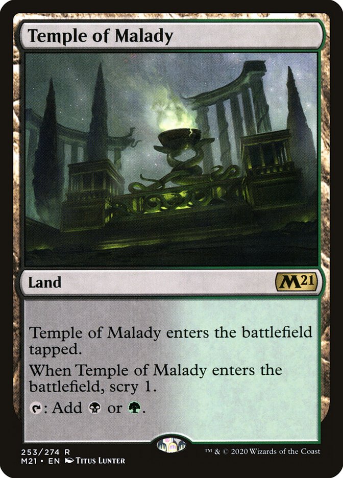 Temple of Malady [Core Set 2021] | I Want That Stuff Brandon