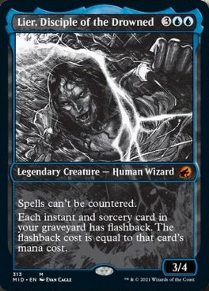 Lier, Disciple of the Drowned (Showcase Eternal Night) [Innistrad: Midnight Hunt] | I Want That Stuff Brandon