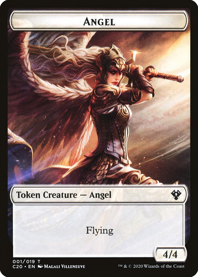 Angel Token [Commander 2020 Tokens] | I Want That Stuff Brandon