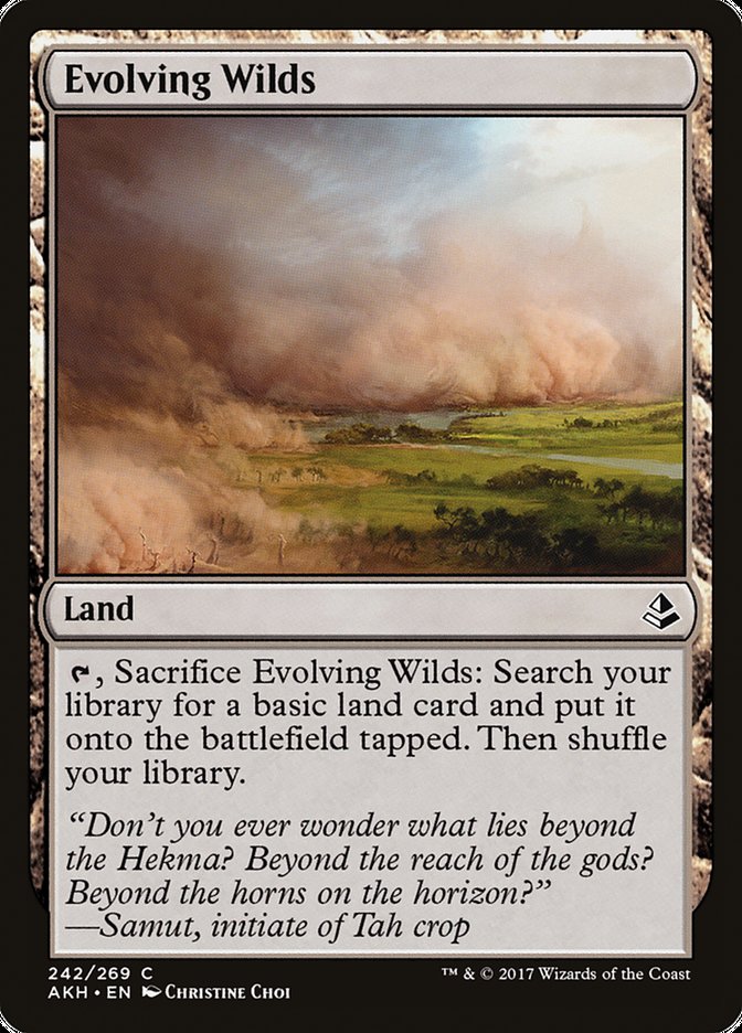 Evolving Wilds [Amonkhet] | I Want That Stuff Brandon