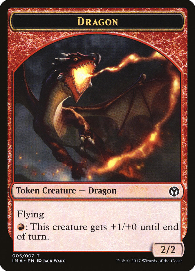 Dragon Token (005/007) [Iconic Masters Tokens] | I Want That Stuff Brandon