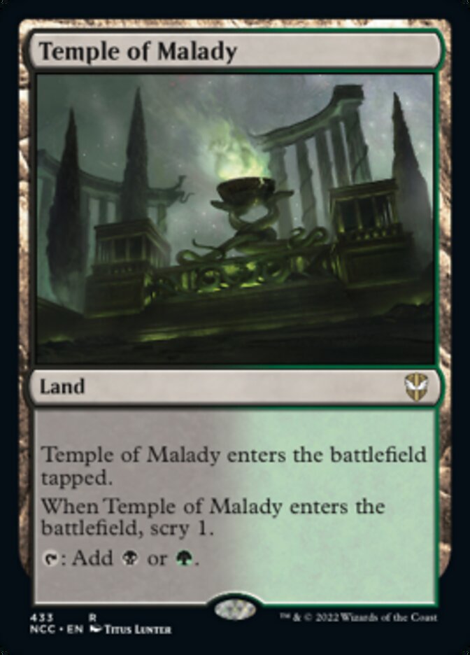 Temple of Malady [Streets of New Capenna Commander] | I Want That Stuff Brandon