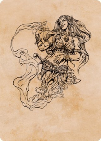 Djinni Windseer (Showcase) Art Card [Dungeons & Dragons: Adventures in the Forgotten Realms Art Series] | I Want That Stuff Brandon