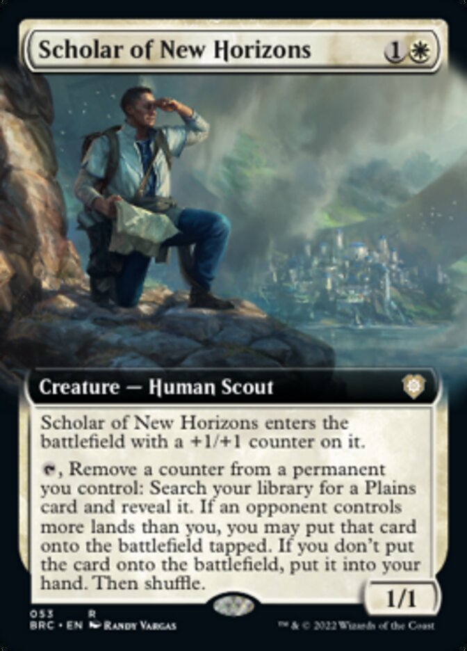 Scholar of New Horizons (Extended Art) [The Brothers' War Commander] | I Want That Stuff Brandon