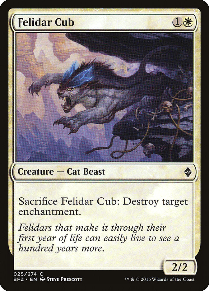 Felidar Cub [Battle for Zendikar] | I Want That Stuff Brandon