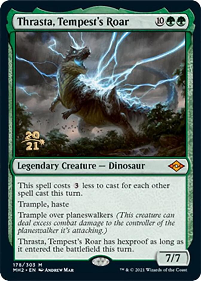 Thrasta, Tempest's Roar [Modern Horizons 2 Prerelease Promos] | I Want That Stuff Brandon