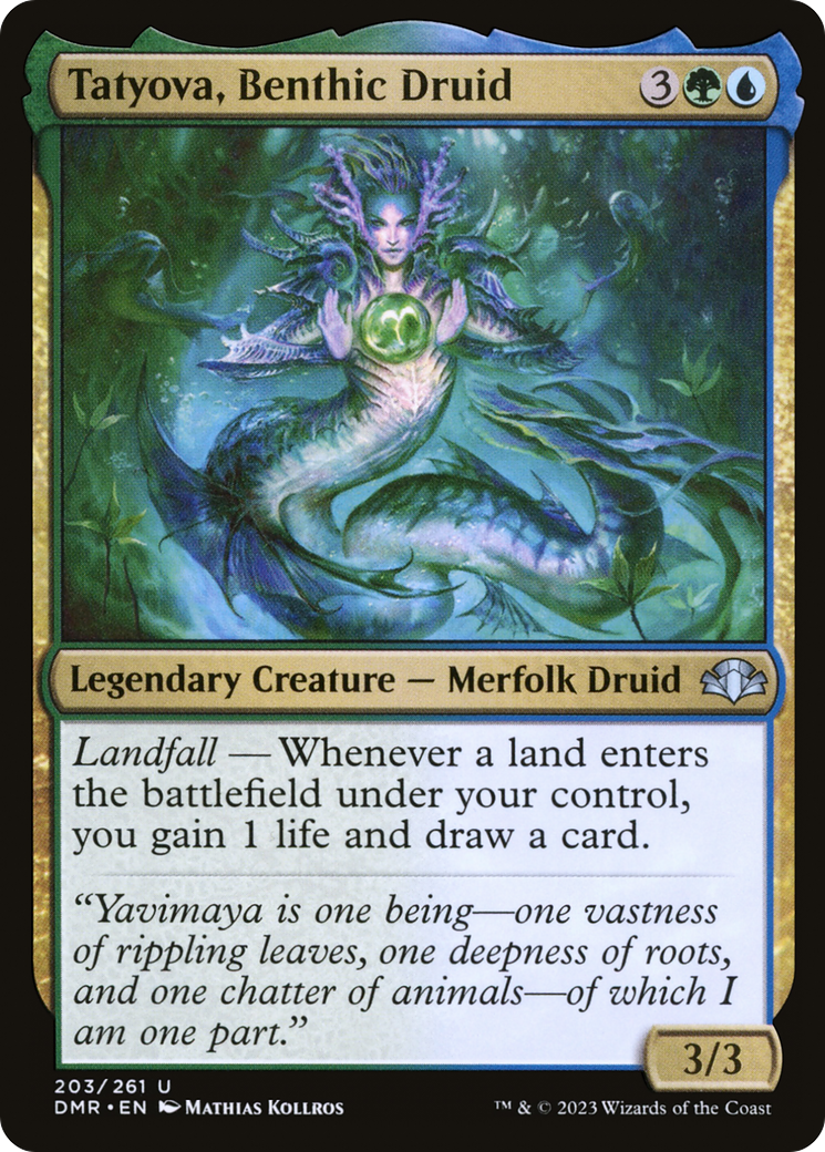 Tatyova, Benthic Druid [Dominaria Remastered] | I Want That Stuff Brandon