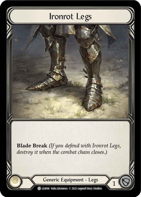 Ironrot Legs [LXI006] (Tales of Aria Lexi Blitz Deck)  1st Edition Normal | I Want That Stuff Brandon